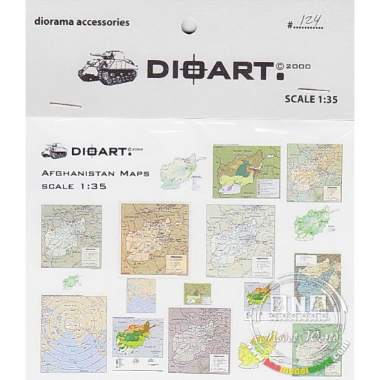 1/35 Modern Afghanistan Maps 1/35 Modern Afghanistan Maps