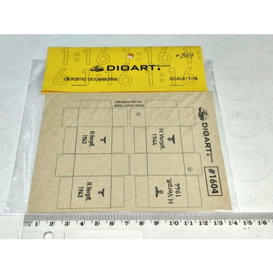 1/16 WWII Generic German Cartons (x2 sheets, bond) 1/16 WWII Generic German Cartons (x2 sheets, bond)