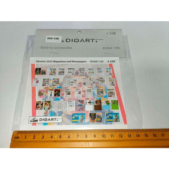 1/35 Modern Ukraine 2022 Magazines and Newspapers (2 full colour sheets) 1/35 Modern Ukraine 2022 Magazines and Newspapers (2 full colour sheets)