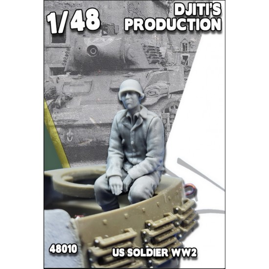 1/48 WWII US Soldier Sitting 1/48 WWII US Soldier Sitting