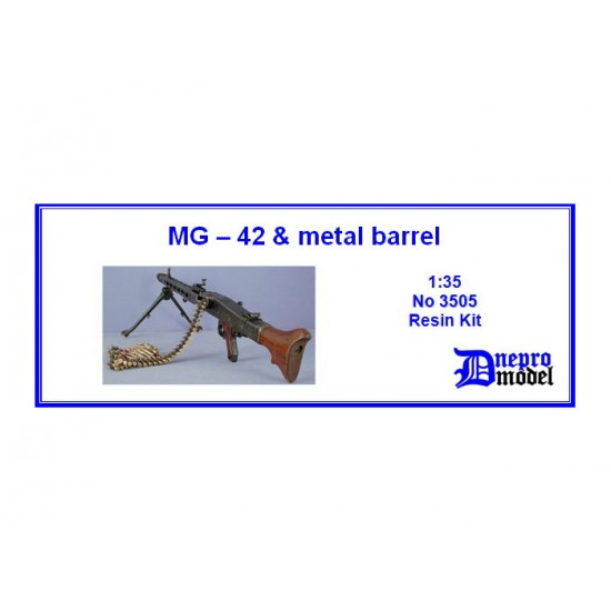 1/35 MG-42 & Metal Barrel Resin Kit 1/35 MG-42 & Metal Barrel Resin Kit