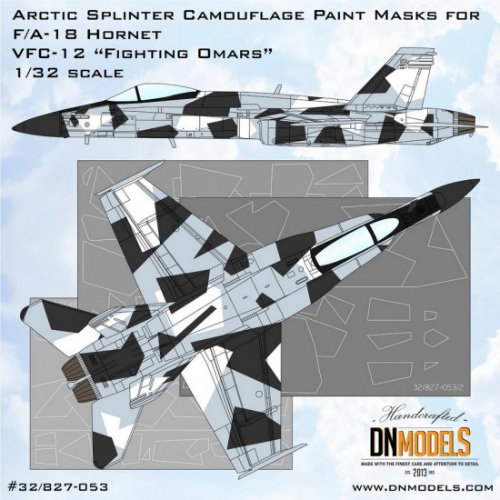 1/32 F/A-18 Hornet VFC-12 Fighting Omars Arctic Splinter Camo 1/32 F/A-18 Hornet VFC-12 Fighting Omars Arctic Splinter Camo