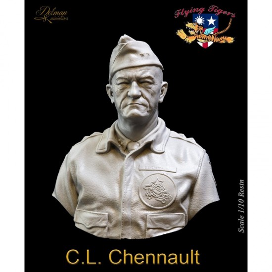 1/10 C.L.Chennault Bust
