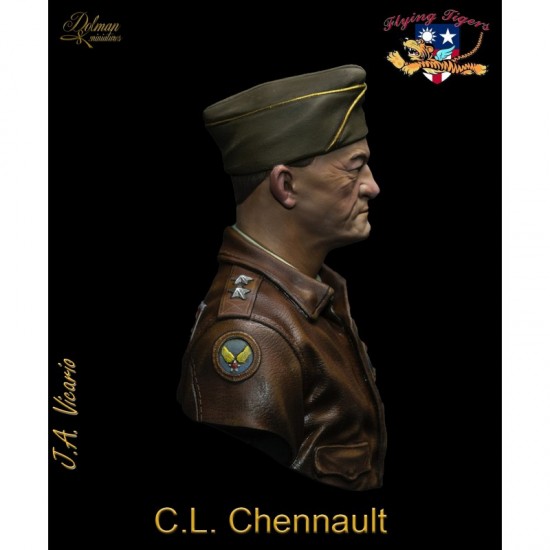 1/10 C.L.Chennault Bust