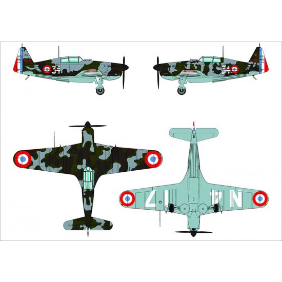 1/48 Morane-Saulnier MS.406C.1 1/48 Morane-Saulnier MS.406C.1