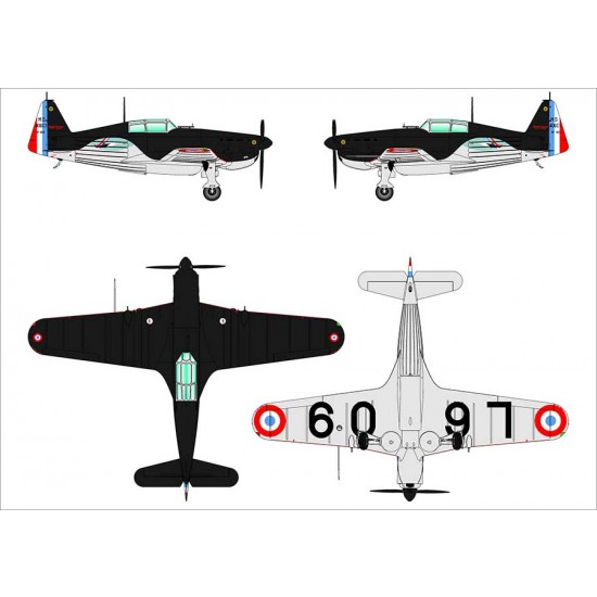 1/48 Morane-Saulnier MS.406C.1 1/48 Morane-Saulnier MS.406C.1