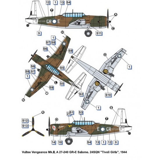 1/48 Vultee Vengeance Mk.II Dive Bomber 1/48 Vultee Vengeance Mk.II Dive Bomber