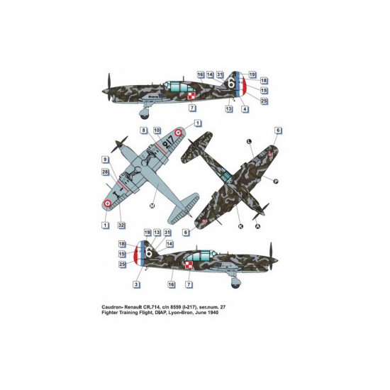 1/48 Caudron -Renault CR.714C.1 Early 1/48 Caudron -Renault CR.714C.1 Early