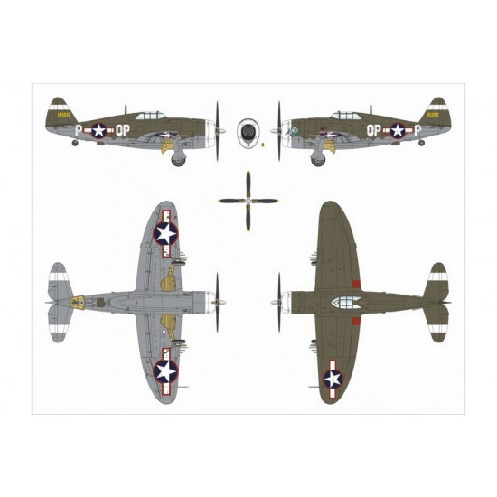 1/48 Republic P-47C-2 Thunderbolt Fighter-bomber 1/48 Republic P-47C-2 Thunderbolt Fighter-bomber