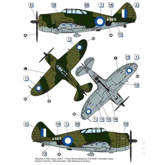 1/72 Chinese AF Republic P-43A-1 Lancer 1/72 Chinese AF Republic P-43A-1 Lancer