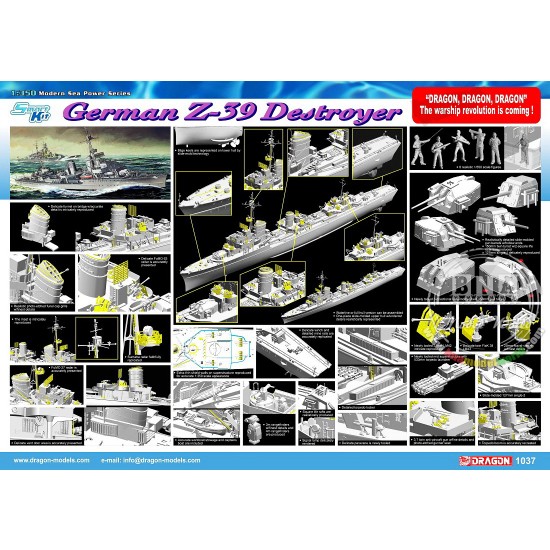 1/350 German Z-39 Destroyer 1/350 German Z-39 Destroyer