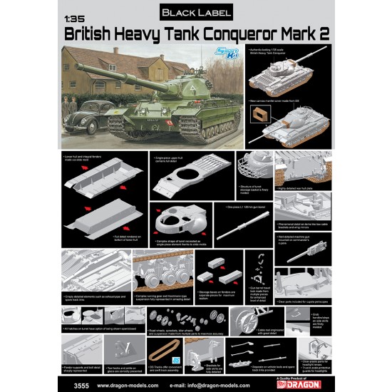 1/35 British Heavy Tank Conqueror Mark 2 [Black Label]