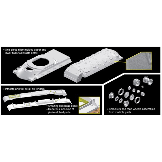 1/35 Modern AFV Series - M48A1 Patton [Smart Kit]