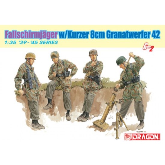 1/35 Fallschirmjager 8cm Gr.W.42 Mortar Team 1/35 Fallschirmjager 8cm Gr.W.42 Mortar Team