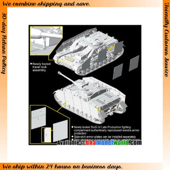 1/35 WWII German SdKfz.167 Sturmgeschutz StuG.IV Late Production [Smark kit]