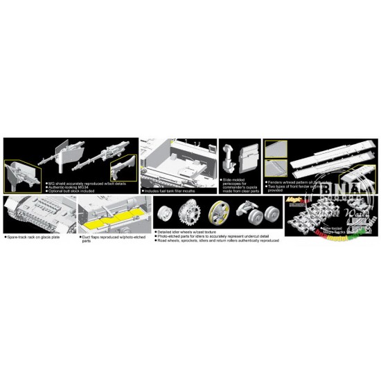 1/35 WWII German SdKfz.167 Sturmgeschutz StuG.IV Late Production [Smark kit]