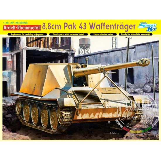 1/35 WWII Ardelt-Rheinmetall 8.8cm Pak 43 Waffentrager 1/35 WWII Ardelt-Rheinmetall 8.8cm Pak 43 Waffentrager