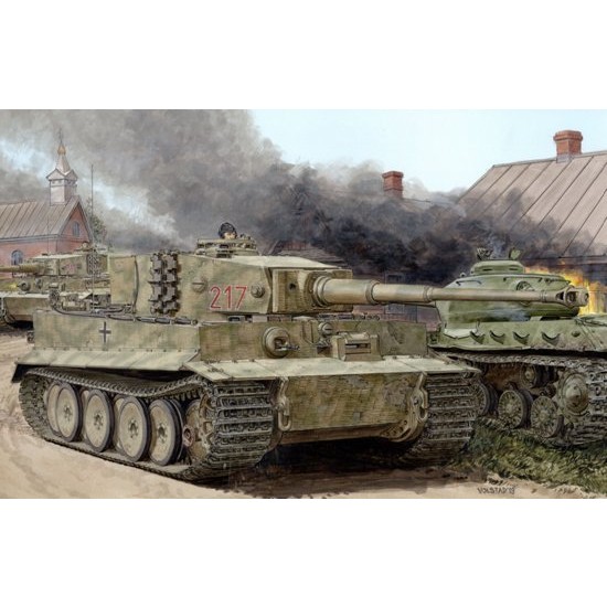 1/35 Tiger I Mid-Production w/Zimmerit Otto Carius (Battle of Malinava Village 1944) 1/35 Tiger I Mid-Production w/Zimmerit Otto Carius (Battle of Malinava Village 1944)