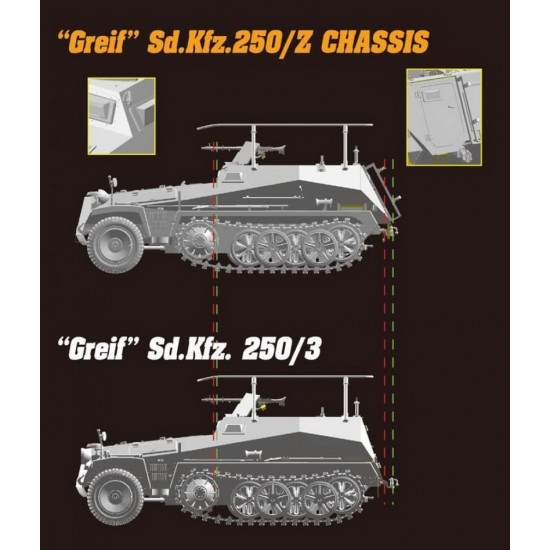1/35 SdKfz.250/3 Grief (2in1) 1/35 SdKfz.250/3 Grief (2in1)