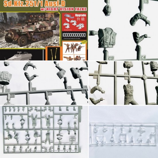 1/35 Sd.Kfz.251/1 Ausf.D w/Night Vision Falke 1/35 Sd.Kfz.251/1 Ausf.D w/Night Vision Falke