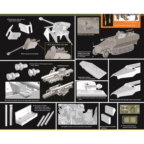 1/35 Sd.Kfz.251/22 Ausf.D w/Night Vision Falke 1/35 Sd.Kfz.251/22 Ausf.D w/Night Vision Falke