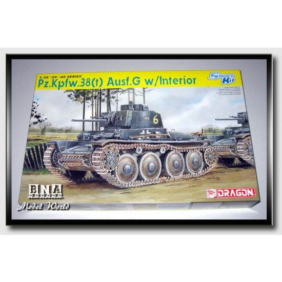 1/35 German Panzer 38(t) Ausf.G Tank with Interior Details 1/35 German Panzer 38(t) Ausf.G Tank with Interior Details