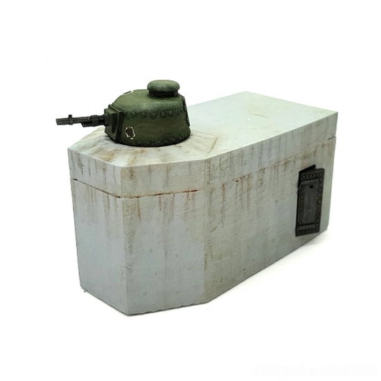 1/72 German Tobruk Bunker with French FT-17 Tank Turret 1/72 German Tobruk Bunker with French FT-17 Tank Turret