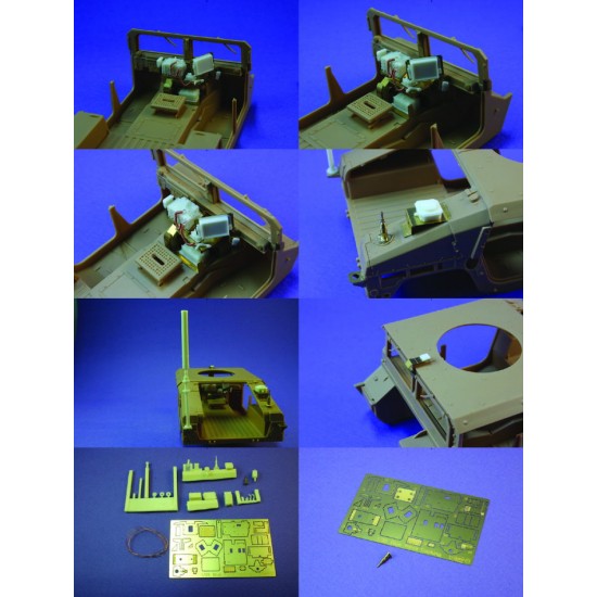 1/35 Modern US AFV FBCB-BTF System Detail kit (Resin+PE+Metal parts+Wire) 1/35 Modern US AFV FBCB-BTF System Detail kit (Resin+PE+Metal parts+Wire)