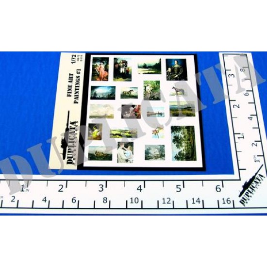 1/72 Fine Art Paintings #1 1/72 Fine Art Paintings #1