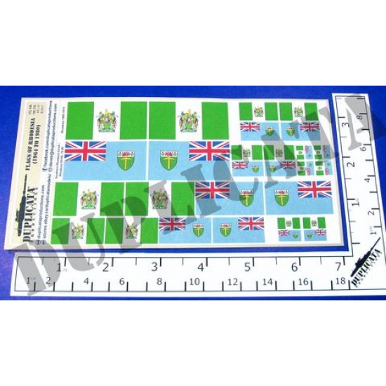 Multiple Scale Flag of Rhodesia Multiple Scale Flag of Rhodesia