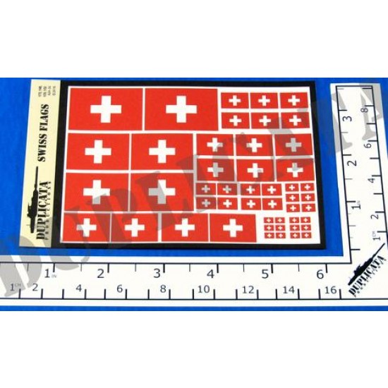 Multiple Scale Flag of Switzerland Multiple Scale Flag of Switzerland