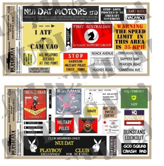 Duplicata Productions 1/35 Vietnam War Australian Base Nui Dat 