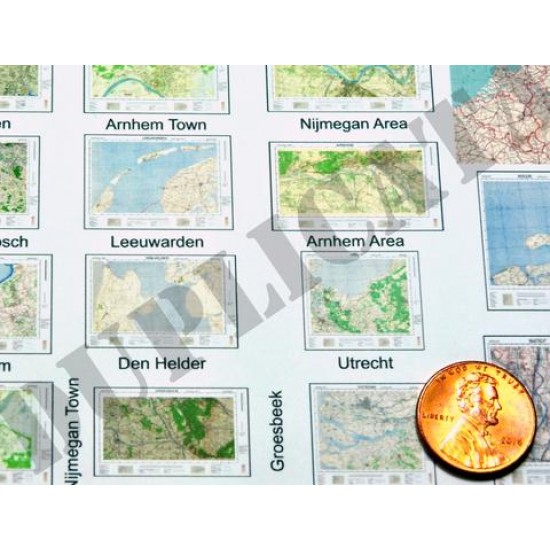 1/35 WWII Allied Netherlands Maps 1/35 WWII Allied Netherlands Maps