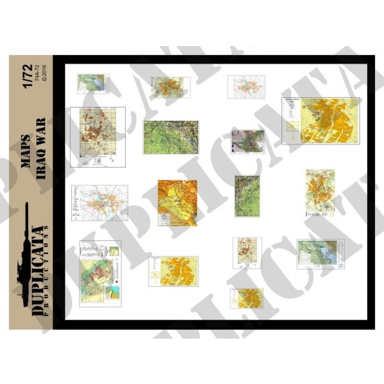 1/72 Iraq War Maps 1/72 Iraq War Maps
