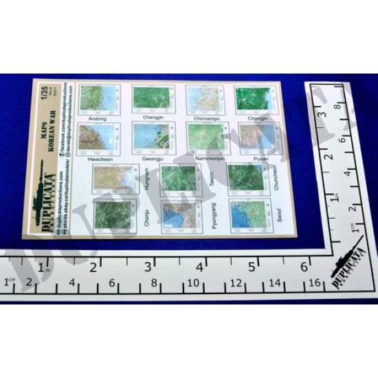 1/35 Korean War Maps 1/35 Korean War Maps