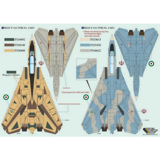 1/48 USN F-14A/B VF-84/101/103/ & IRIAF #1 Decals for Hasegawa/Italeri/Revell/Tamiya 1/48 USN F-14A/B VF-84/101/103/ & IRIAF #1 Decals for Hasegawa/Italeri/Revell/Tamiya