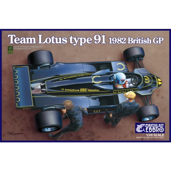 1/20 Team Lotus Type 91 1982 British GP