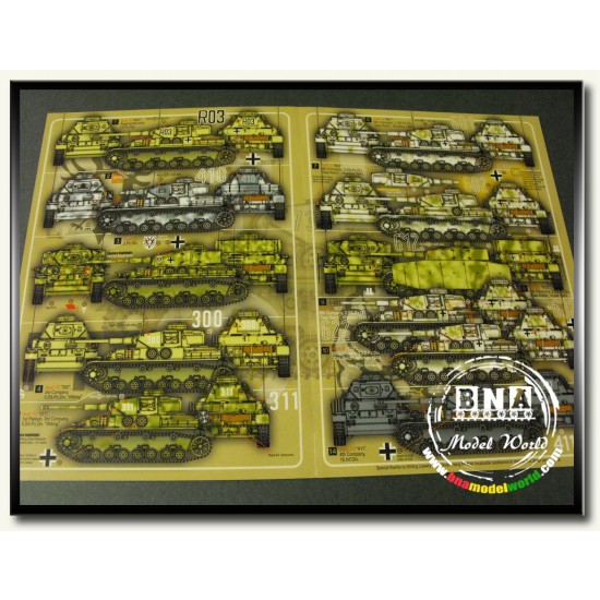 Decals for 1/35 Panzer IV Ausf.F1/F2/G Decals for 1/35 Panzer IV Ausf.F1/F2/G