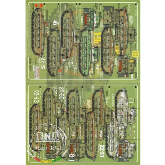 Decals for 1/35 Soviet Lend-Lease Matildas Decals for 1/35 Soviet Lend-Lease Matildas