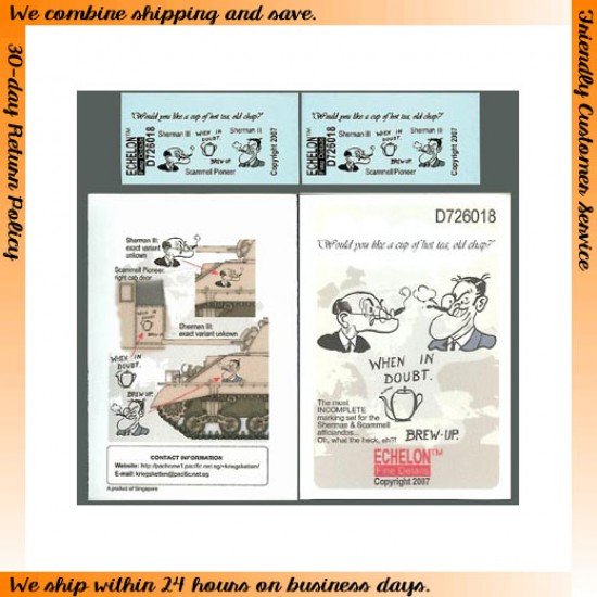 1/72 Would you like a cup of hot tea, old chap? Decals 1/72 Would you like a cup of hot tea, old chap? Decals