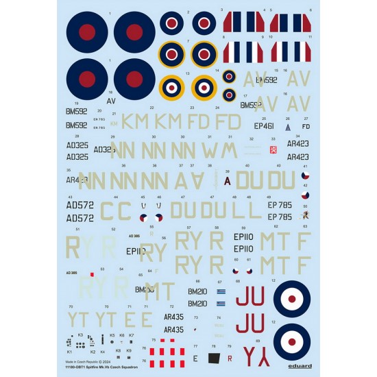 1/48 British Spitfire Mk.Vb Fighter They Fought To Rebuild Dual Combo [Limited Edition]