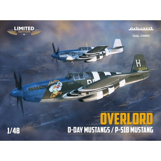 1/48 Overlord: D-Day Mustangs - US/British P-51B, June 1944 (Dual Combo) 1/48 Overlord: D-Day Mustangs - US/British P-51B, June 1944 (Dual Combo)