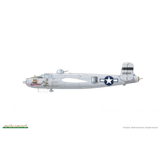 1/72 Gunns Bunny -WWII US B-25J Mitchell w/Solid Nose [Limited Edition]