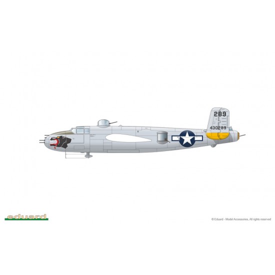 1/72 Gunns Bunny -WWII US B-25J Mitchell w/Solid Nose [Limited Edition]