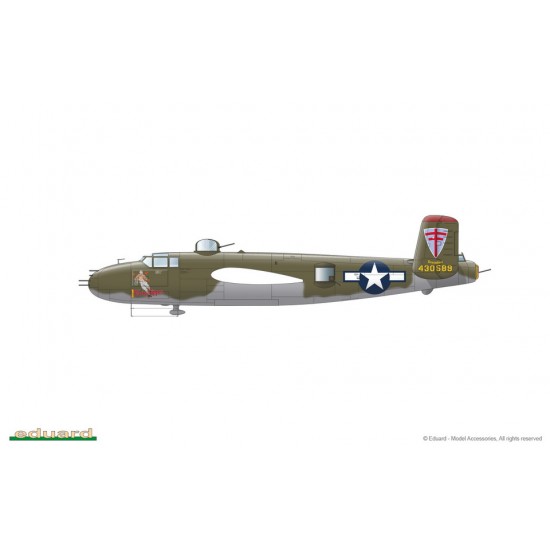 1/72 Gunns Bunny -WWII US B-25J Mitchell w/Solid Nose [Limited Edition]