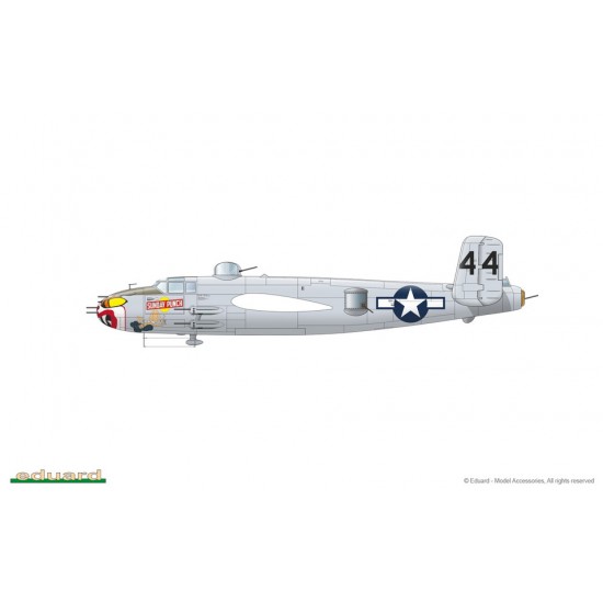 1/72 Gunns Bunny -WWII US B-25J Mitchell w/Solid Nose [Limited Edition]