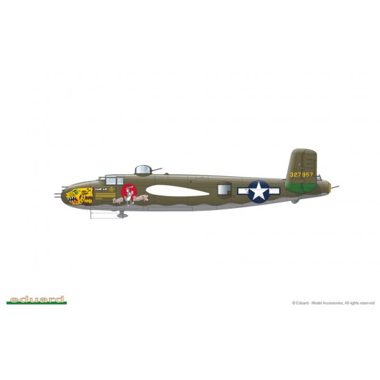 1/72 Gunns Bunny -WWII US B-25J Mitchell w/Solid Nose [Limited Edition]