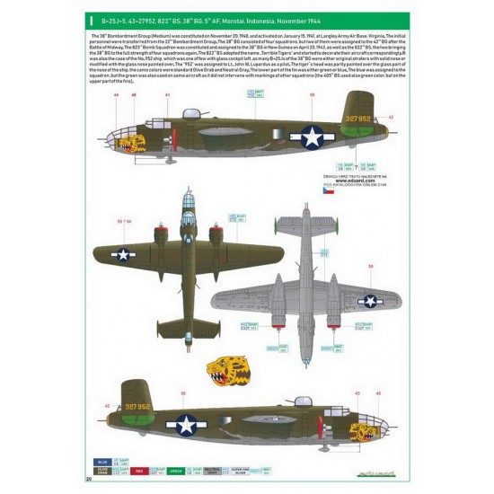 1/72 ANGEL OF MERCY: WWII US B-25J Mitchell w/Glass Nose [Limited Edition]