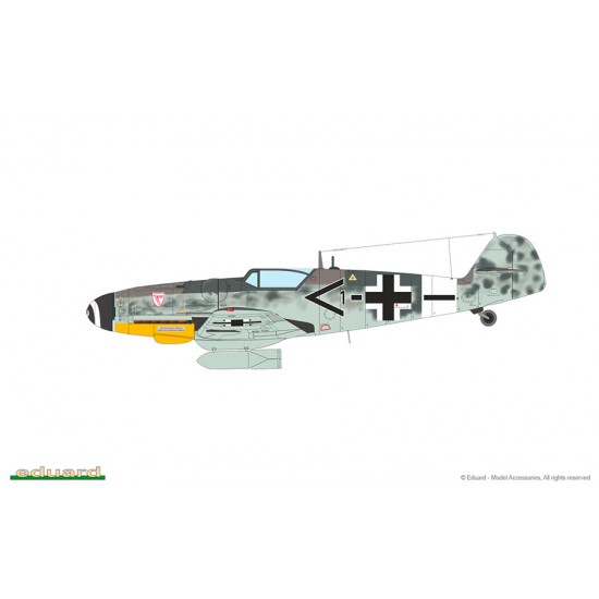 1/72 GUSTAV pt. 2 - German Messerschmitt Bf 109 G-6 Late & G-14 (DUAL COMBO) 1/72 GUSTAV pt. 2 - German Messerschmitt Bf 109 G-6 Late & G-14 (DUAL COMBO)