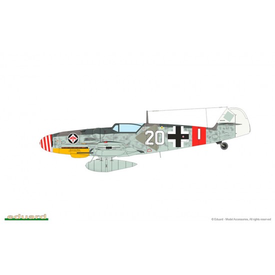 1/72 GUSTAV pt. 2 - German Messerschmitt Bf 109 G-6 Late & G-14 (DUAL COMBO) 1/72 GUSTAV pt. 2 - German Messerschmitt Bf 109 G-6 Late & G-14 (DUAL COMBO)